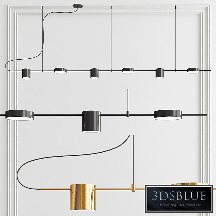 Counterpoint LED Linear Pendant - 6 light