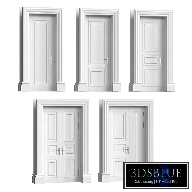A set of classic doors