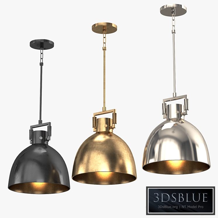 MACHINIST METAL CLOCHE PENDANT