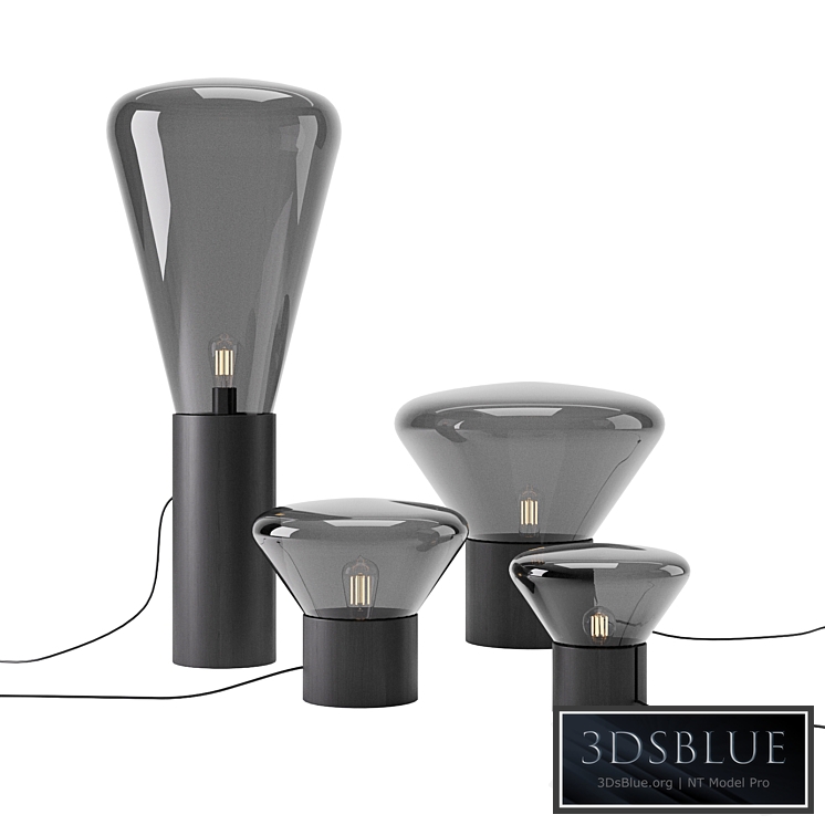 Muffins Black Oak Lamp by Brokis