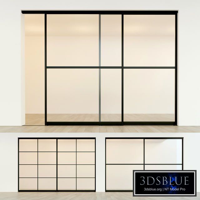 Sliding partition door 9