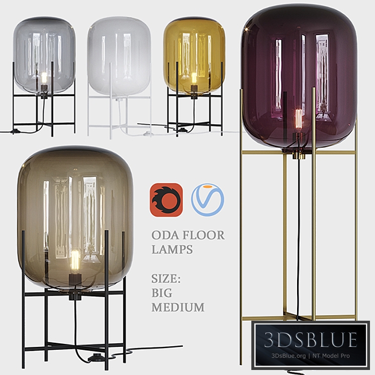 Oda floor lamps