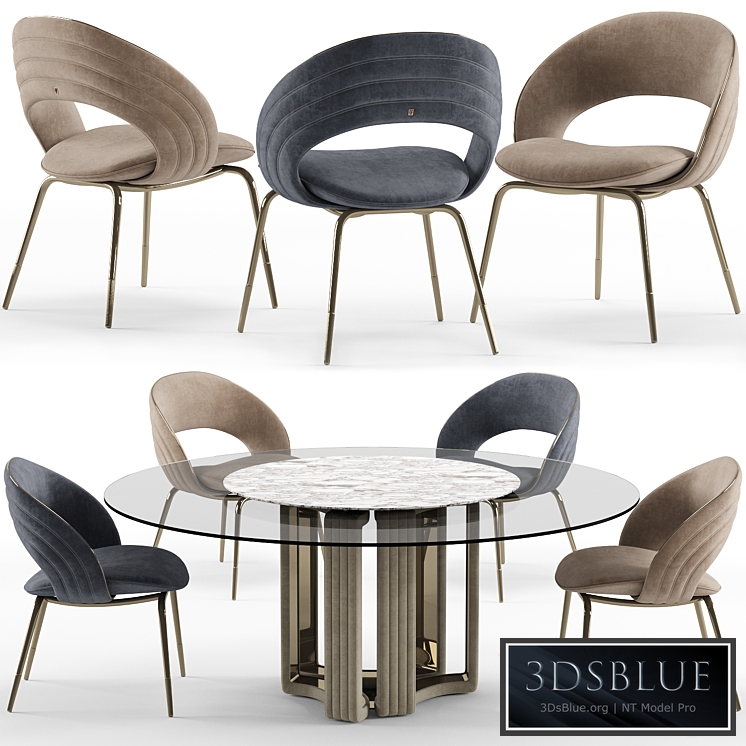 Kylo chair and table - Visionnaire