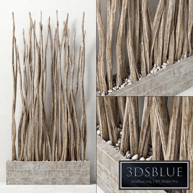 Branch sang decor pebble / Pebble branches