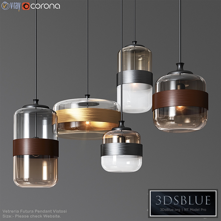 Vetreria Futura Pendant Vistosi