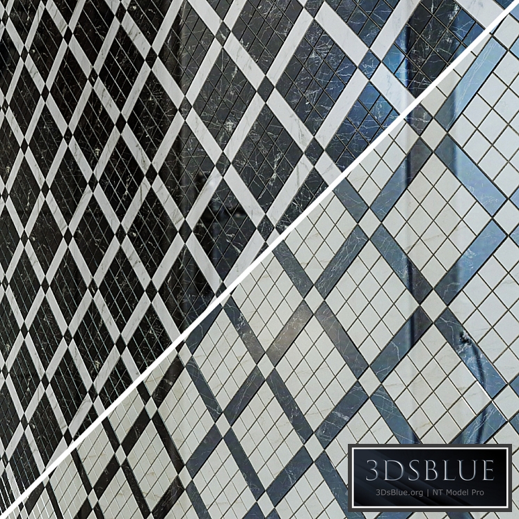 ATLAS CONCORDE MARVEL PRO Gray Fleury Diagonal Mosaic