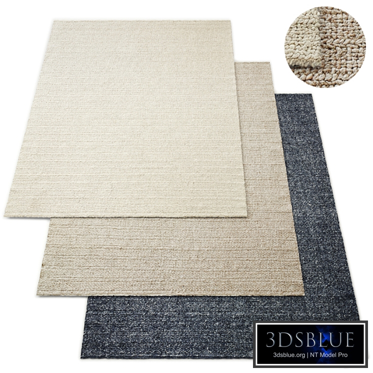 RH Bandera Braided Handwoven Wool Rug Collection