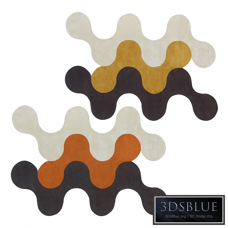 Flammes B carpet by Nowcarpets designer Vicente Vidal