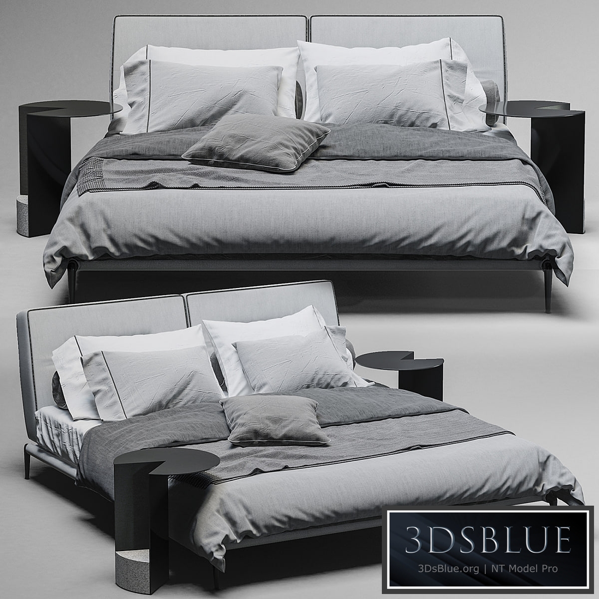 bed Flexform Adda bed 2