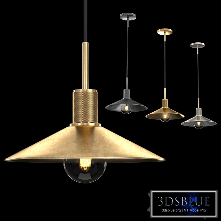 UTILITAIRE SLOPE METAL SHADE PENDANT