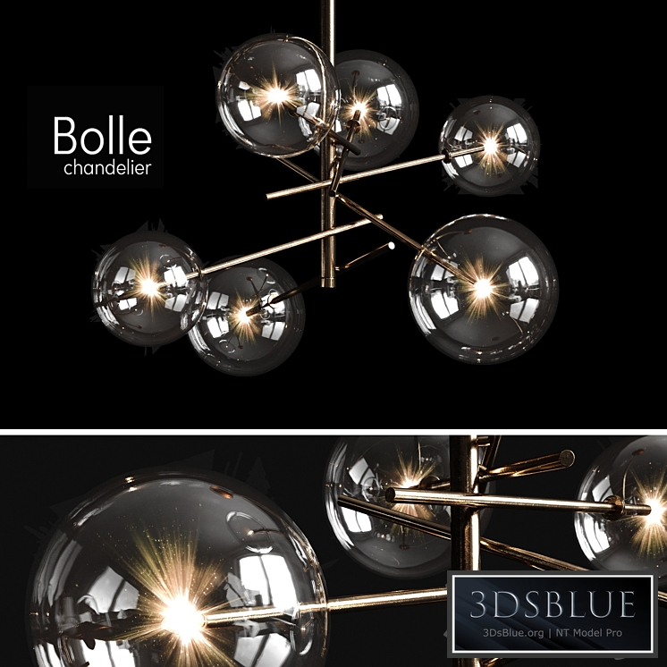 Chandelier Gallotti & Radice Bolle 6 lights