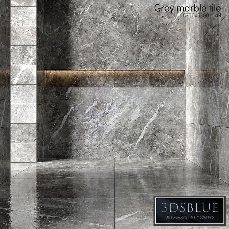 Gray marble tiles 2