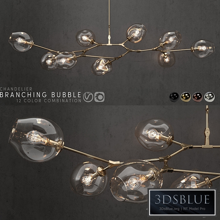 Collection Branching bubble 9 lamps 3