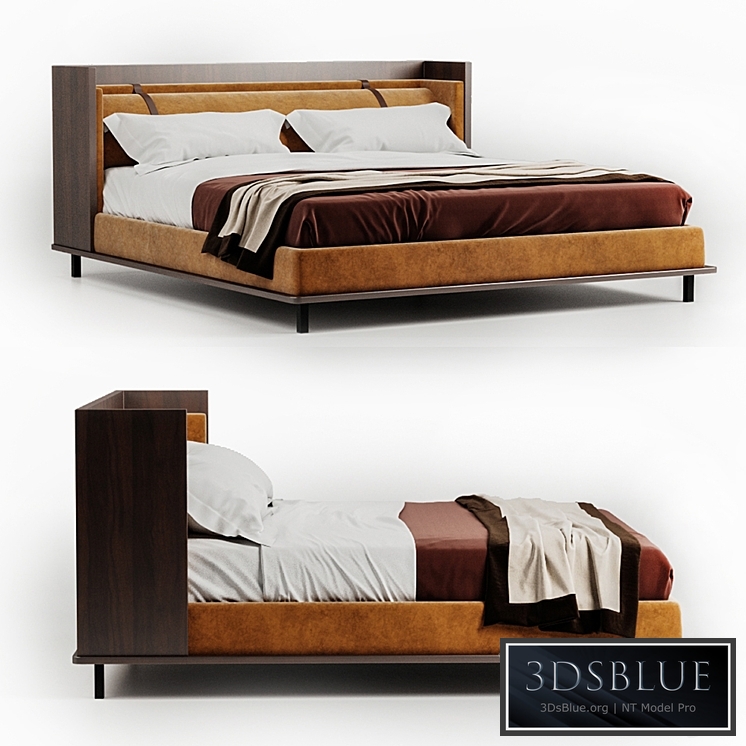 Twelve AM bed by Molteni & C