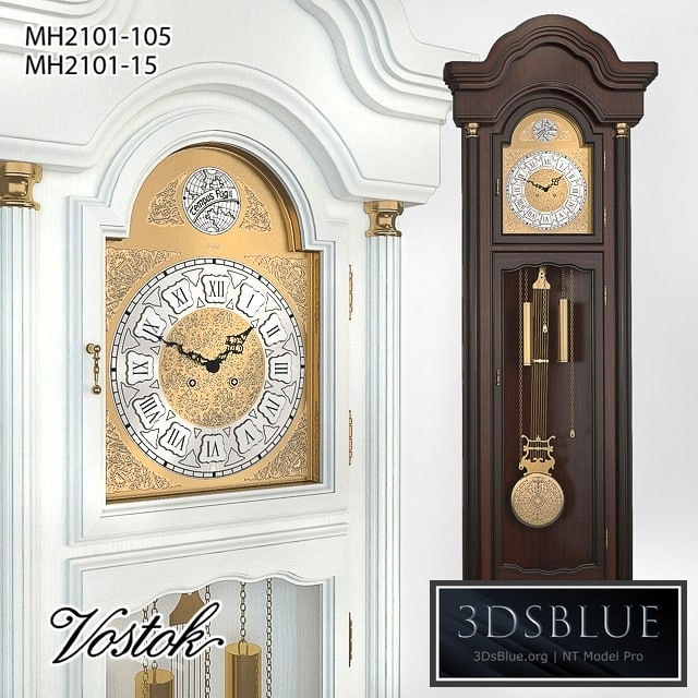 Mechanical floor watch "Vostok" МН 2101-15 / 105