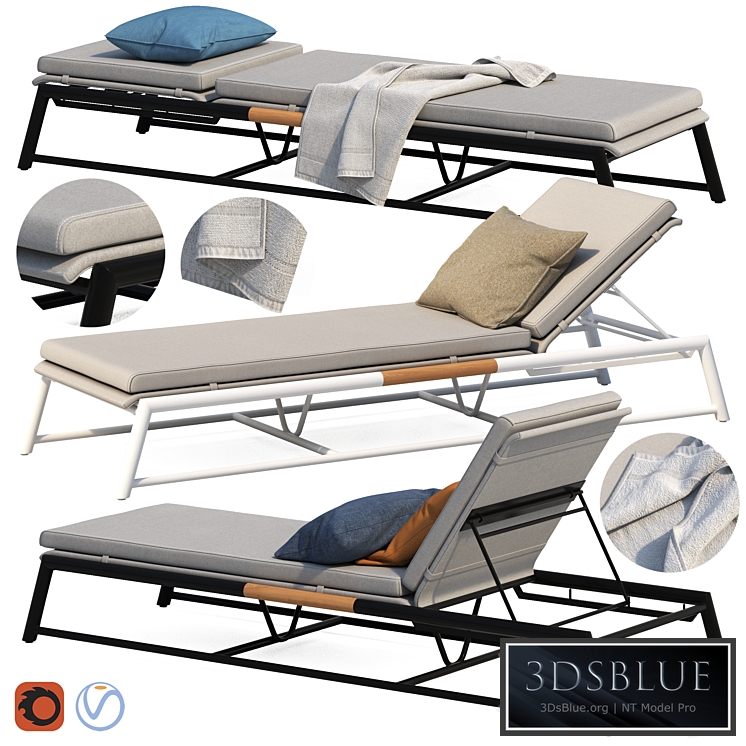 Globewest Antigue Sunbed