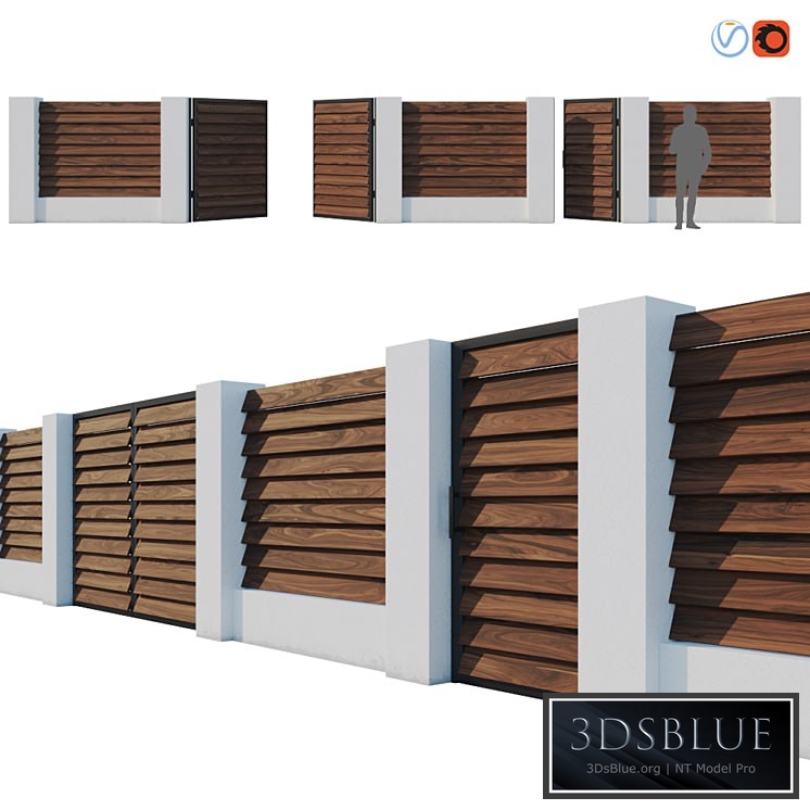 Fence Termowood Jalousie