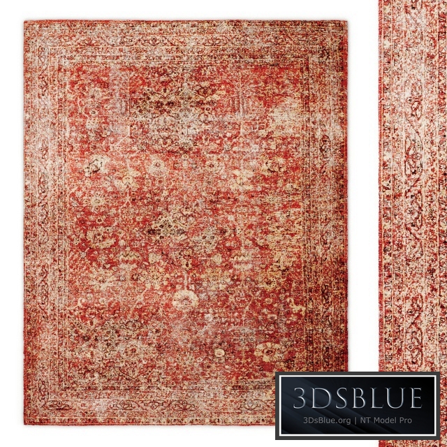 Almira Hand-Knotted Wool Rug RH