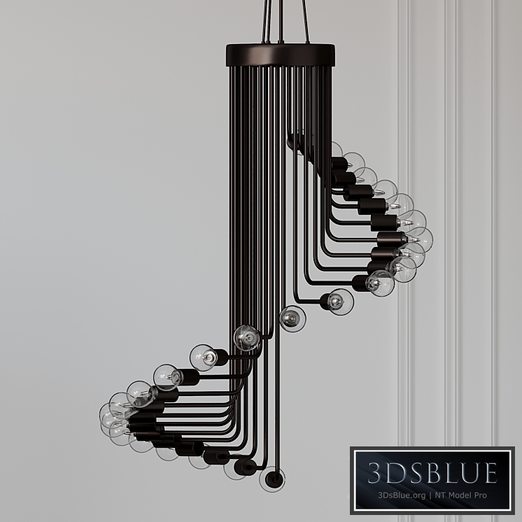 AVA - Modern Nordic Spiral Chandelier