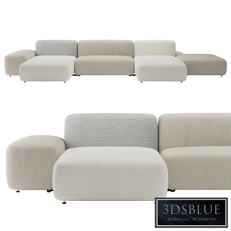 Plus Island Big Sofa by Lapalma