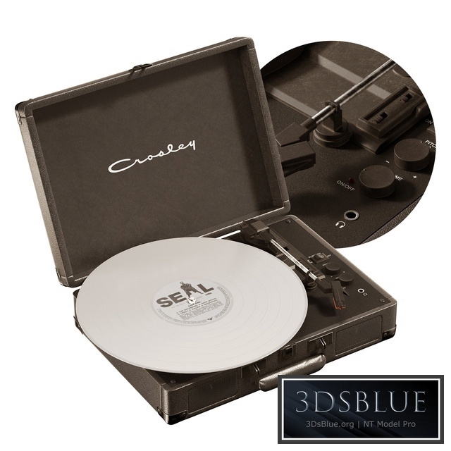 Crosley UO Exclusive Black Star Cruiser Bluetooth Record Player