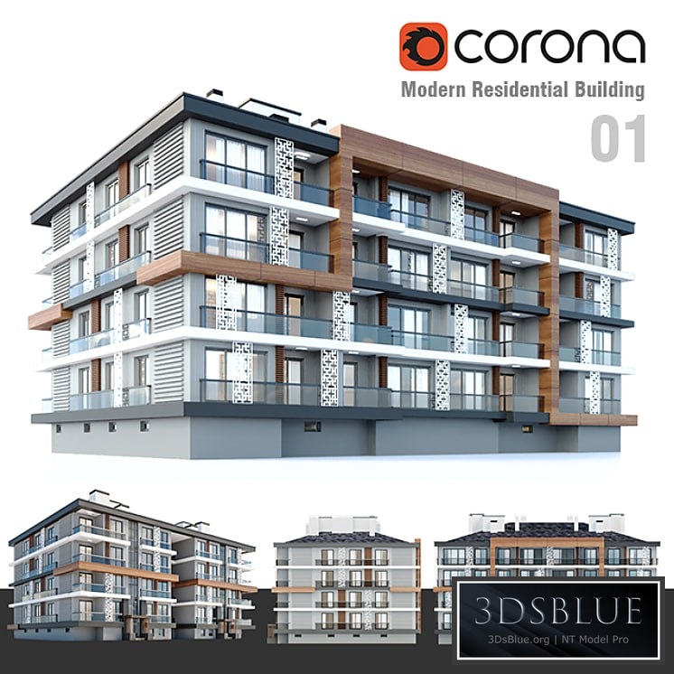 Modern Residential Building 01