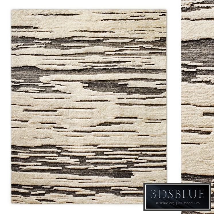 Tableau Hand-Knotted Wool Rug RH