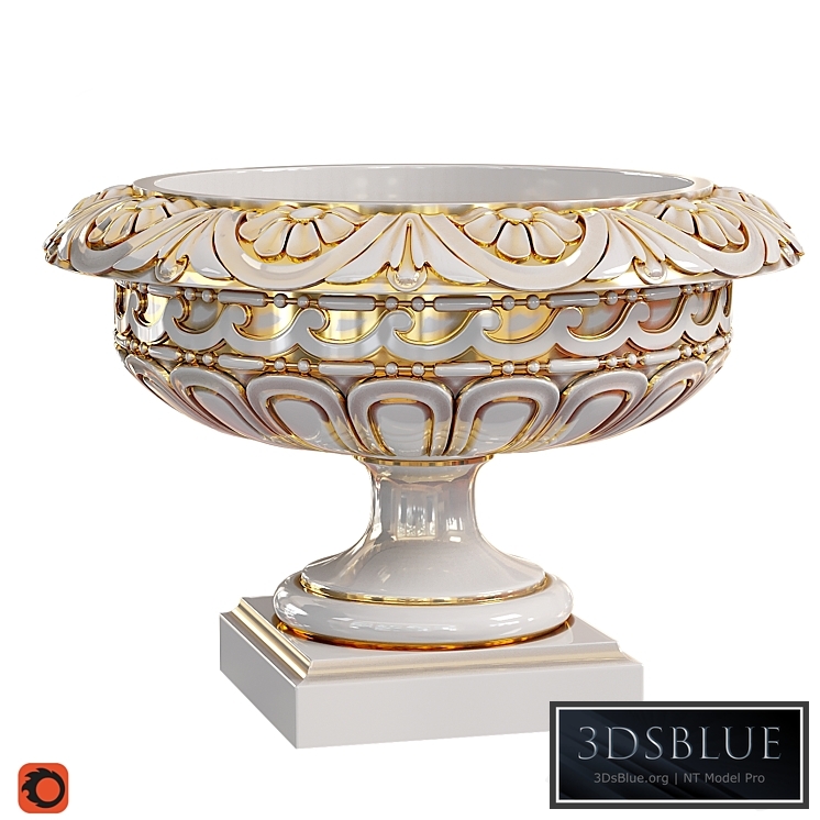 Classic vase 04. Longwood Rosette Urn