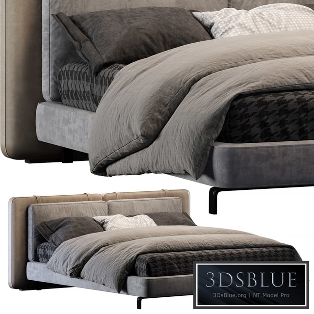 Minotti bed Tatlin "Soft"