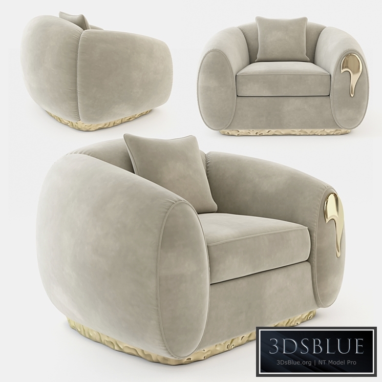 Soleil armchair by boca do lobo