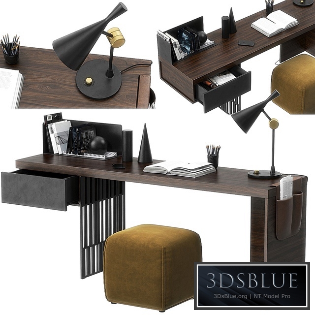 Scriba desk by Molteni & C