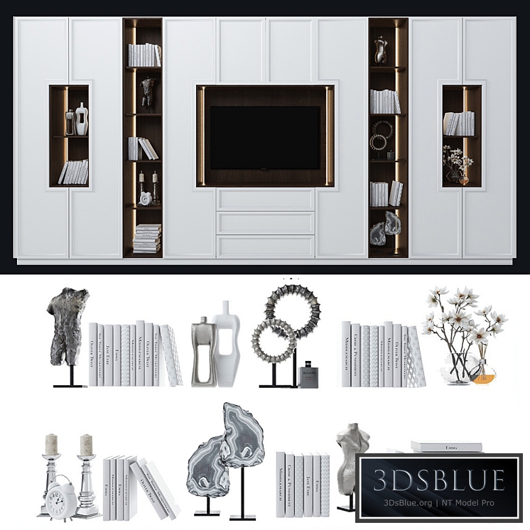 Cabinet with tv area 5