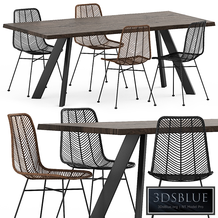 BLOOMINGVILLE LENA, RAW DINING TABLE