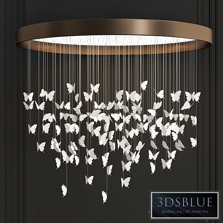 Lote 44 mariposas Chandelier Niagara