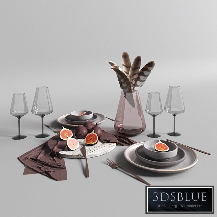 Set of serving utensils