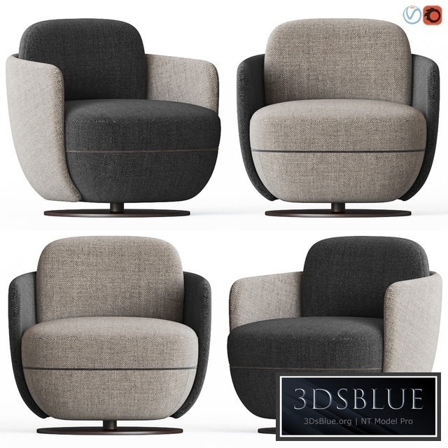 Wittmann Miles Lounge Armchair