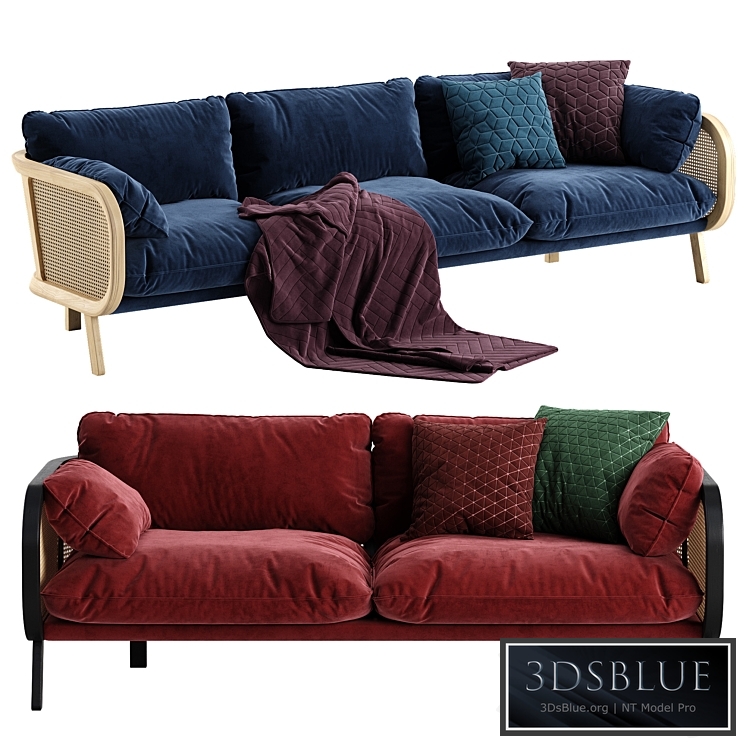 Buzzi cane sofa