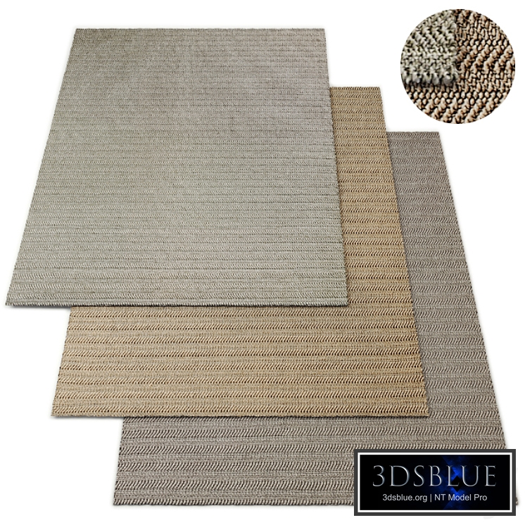 Braided Herringbone Rug RH Collection