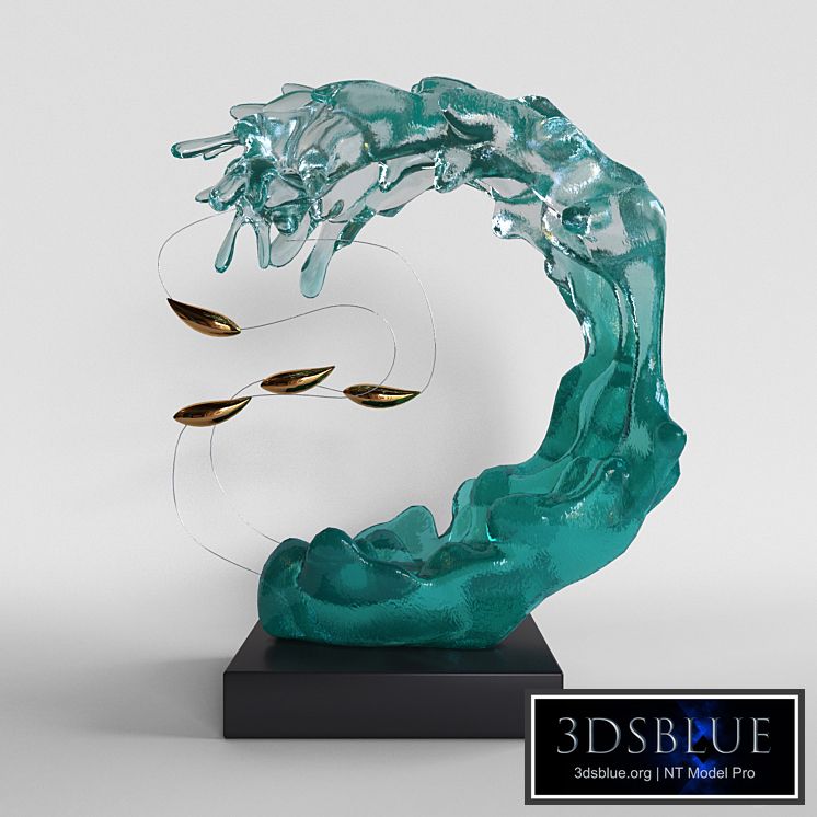 Decor "Wave and fish"