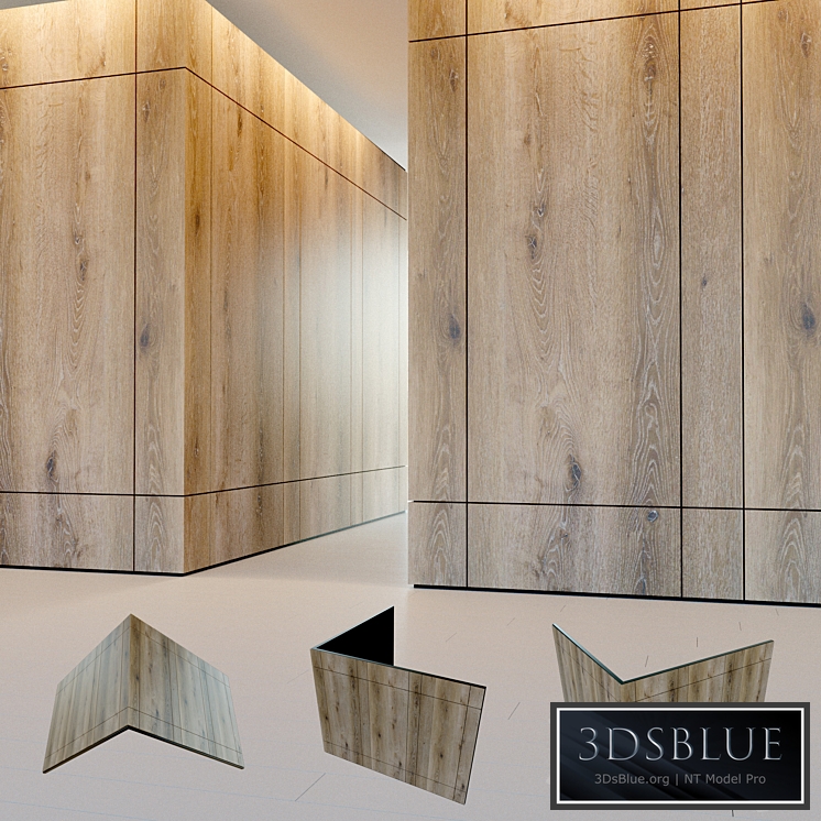 Wall panel made of wood. Decorative wall. 4