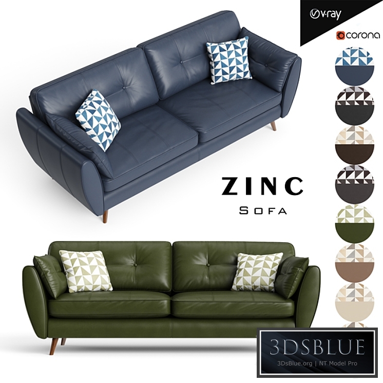Zinc sofa