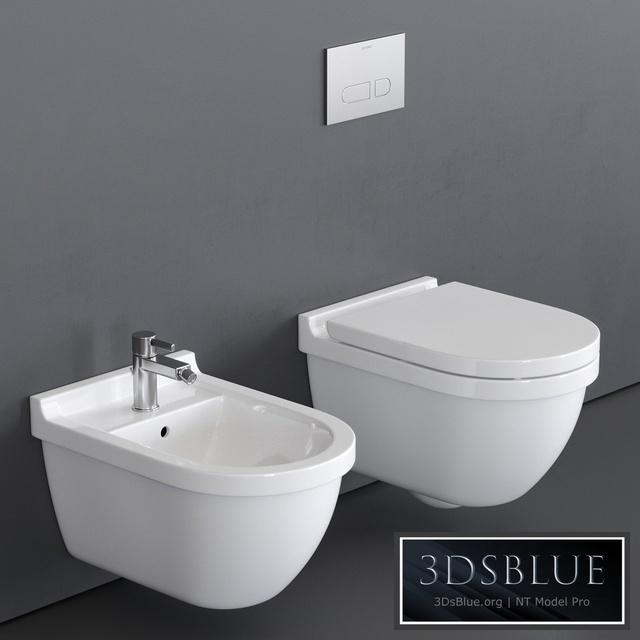 Duravit Starck 3 Wall-hung WC