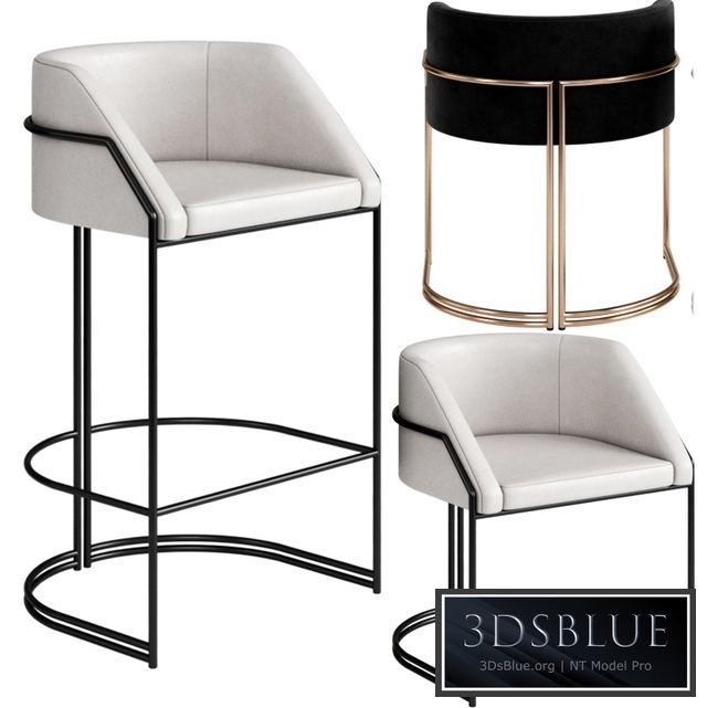 GIOPAGANI chair and stool DEJA VU