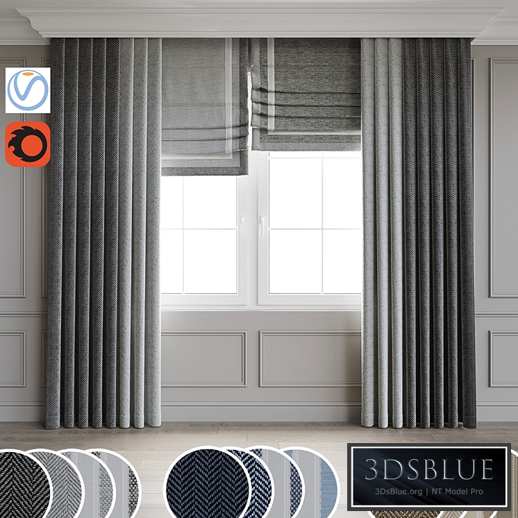 Contemporary style curtain 8