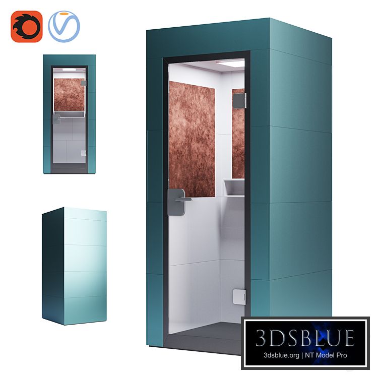 Steelcase - Office Acoustic Pods Mobile Unit