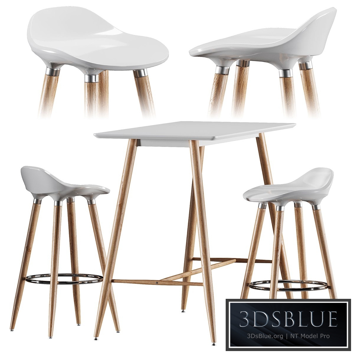 Bar table and chair Jysk Bryne, Bessho