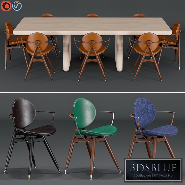 overgaard & dyrman chair and table