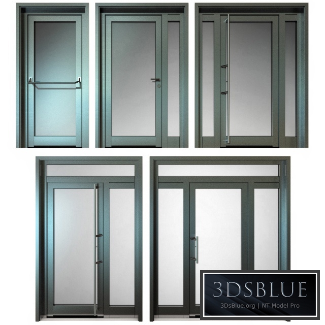 Metal fire doors