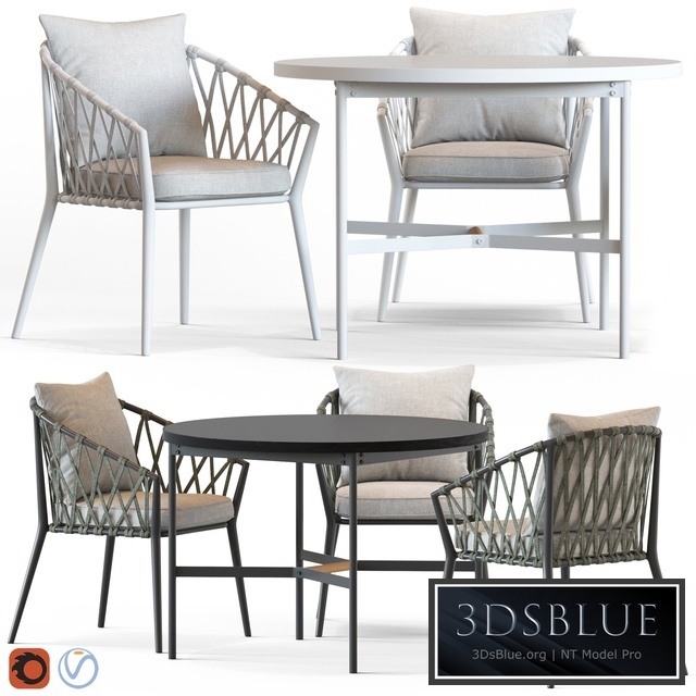 Globewest Maui Armchair and Morgan Table