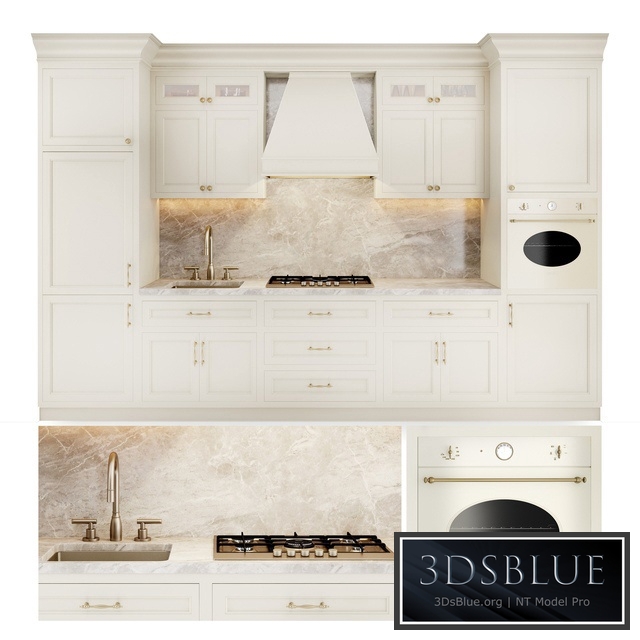 Classic kitchen with appliances